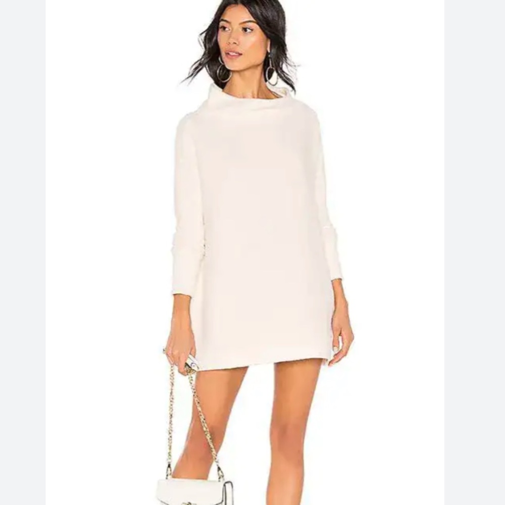 Free People Ottoman Slouchy Tunic (Ivory/White) XS